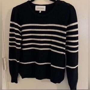 Cupcakes & Cashmere Classic Black and White Sweater